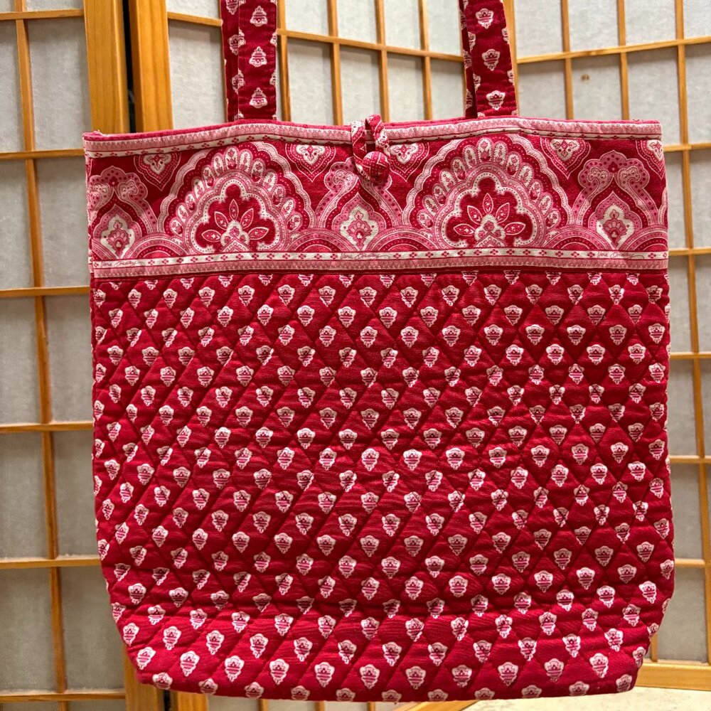 Vera Bradley Provincial Red Tote